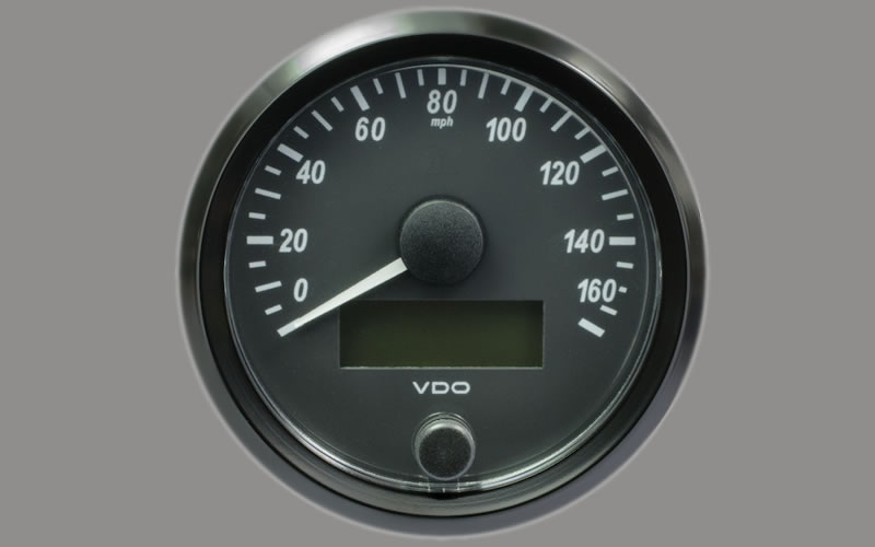 SingleViu Speedometer 160 Mph